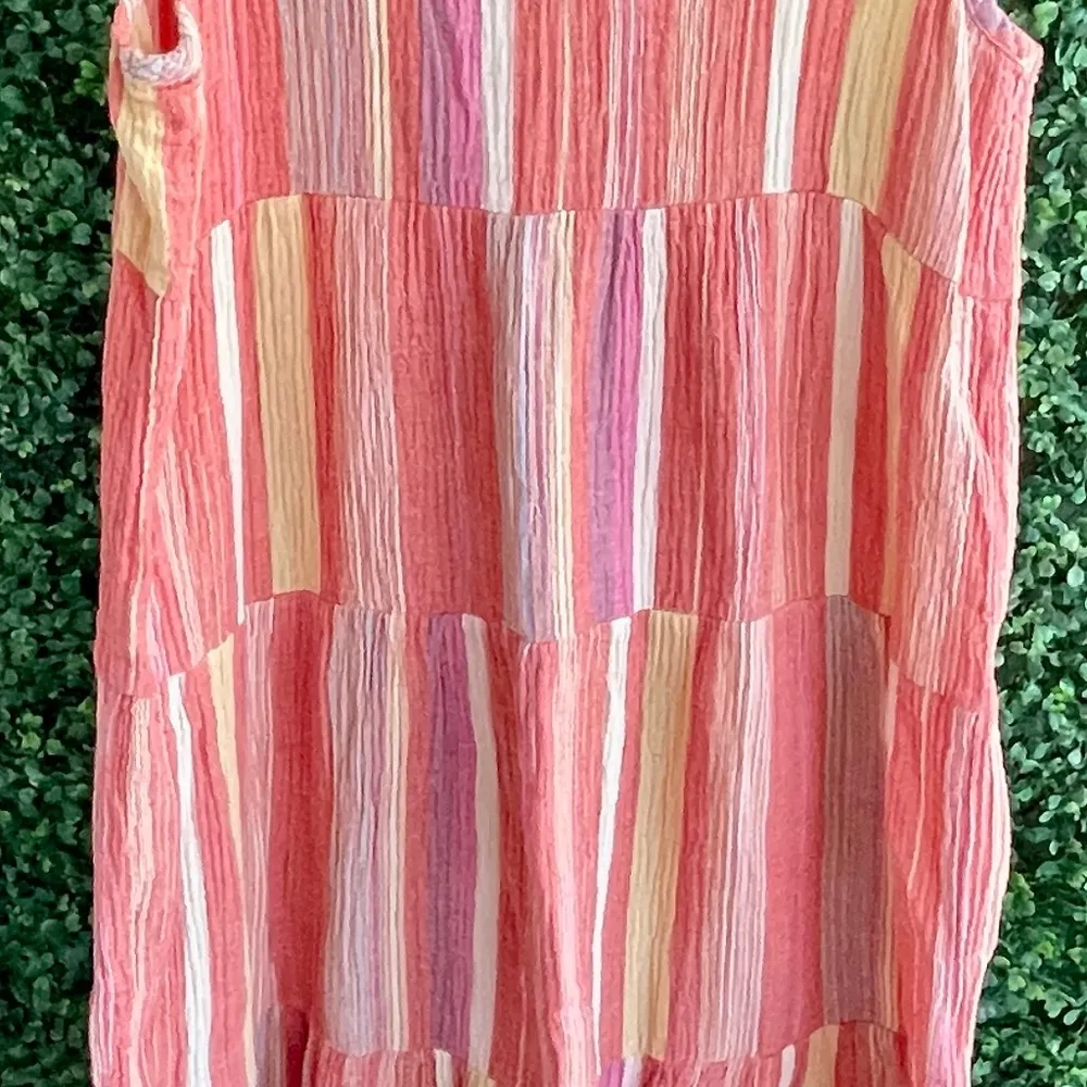 NWOT -  Pink Striped Corinne Maxi | Sz Large - Image 10