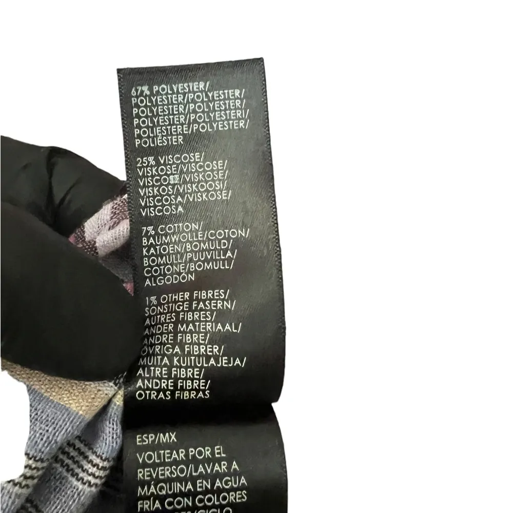 Liverpool Rainbow Multicolor Striped Button Up Long Sleeve Shirt Pockets Small - Image 8