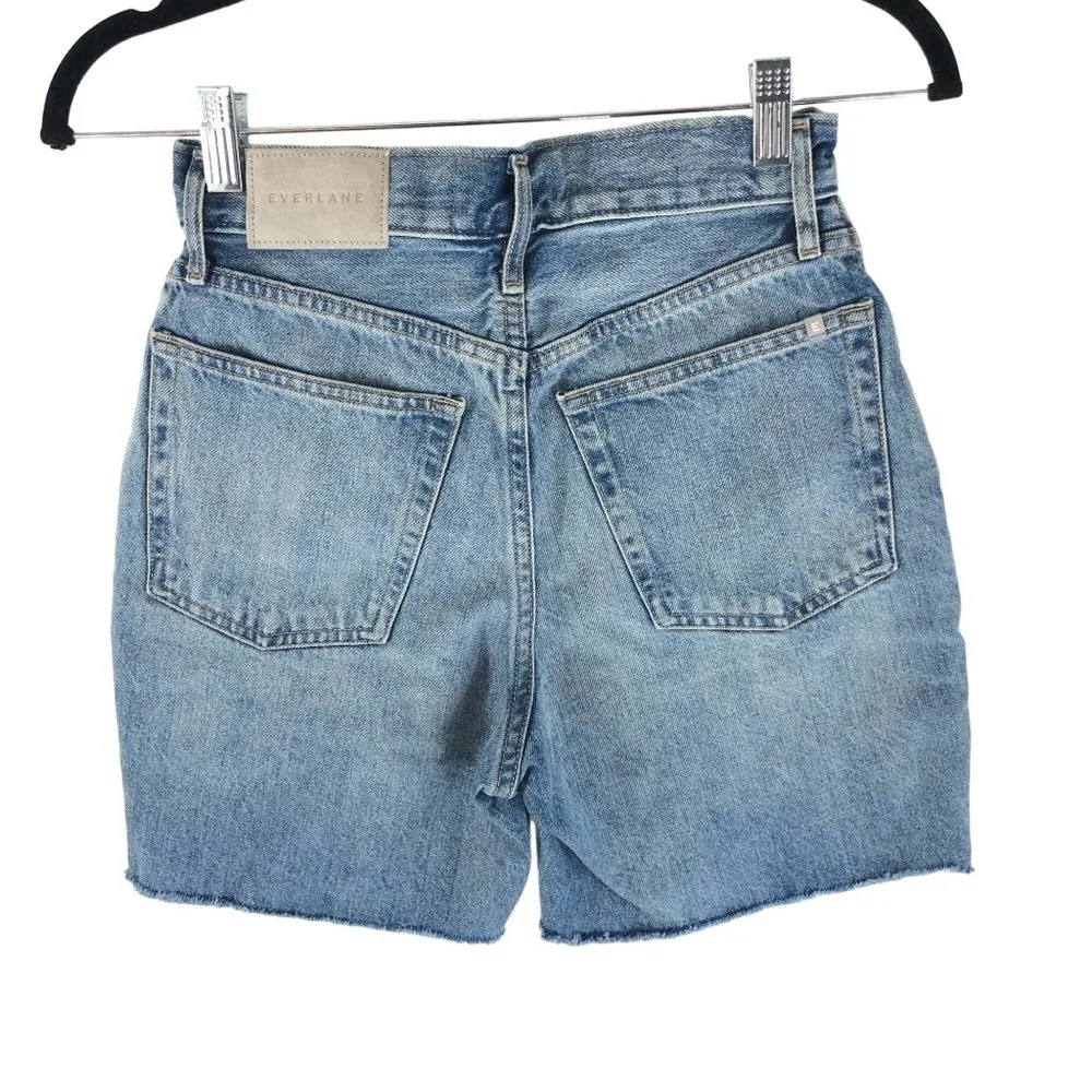 Everlane Womens The Way-High Jean Short Marina Bay Distressed 24 - Image 4