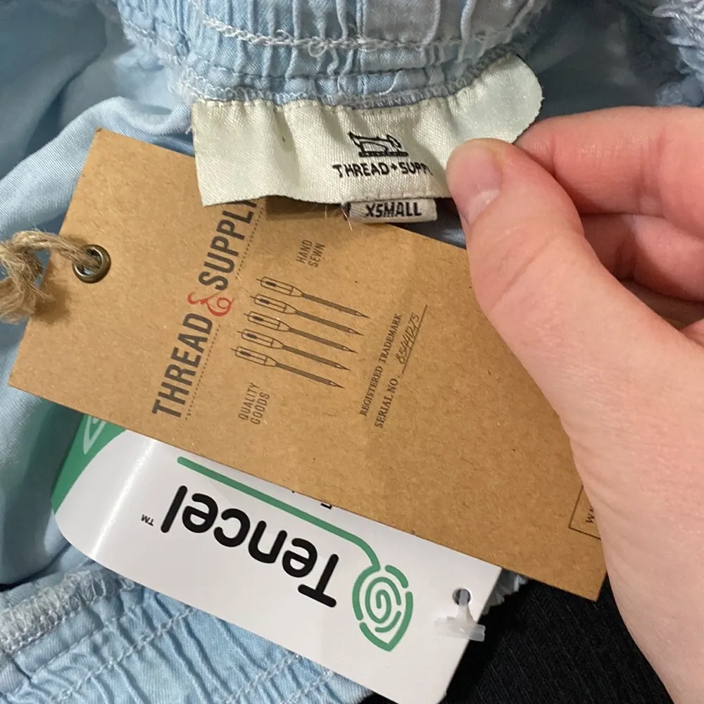 Thread + Supply Serena Lyocell Joggers in Jolie baby blue wash size XS - Image 9