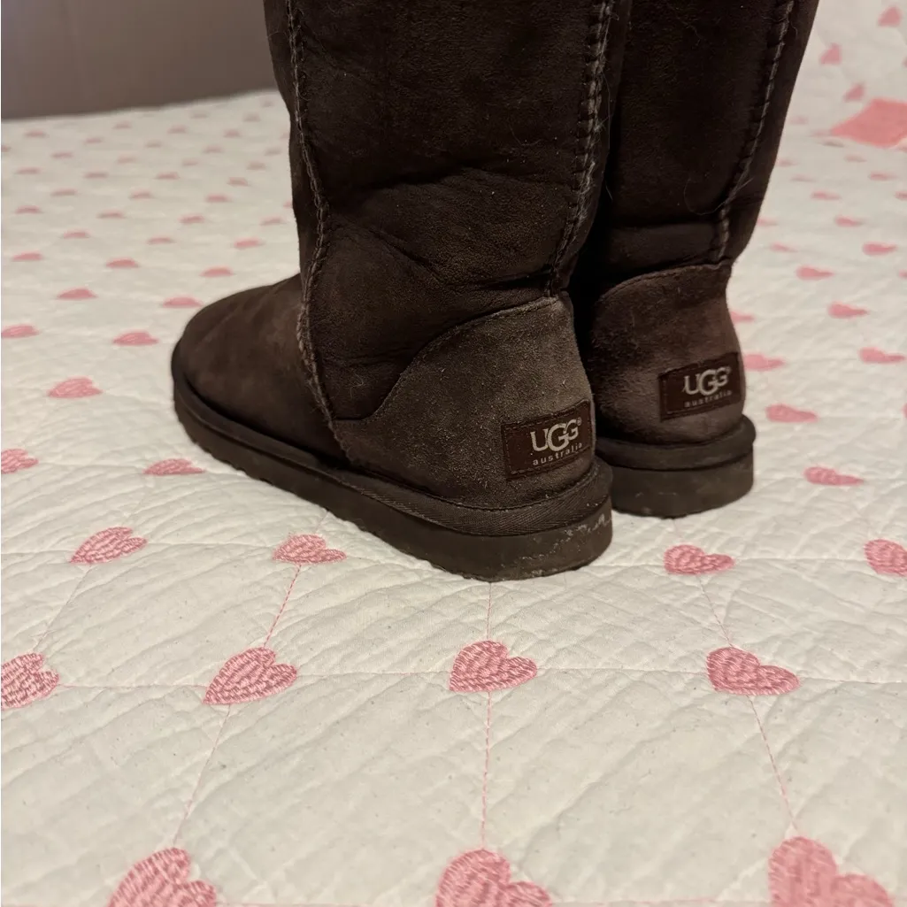 UGG chocolate brown Suede Boots - Image 2
