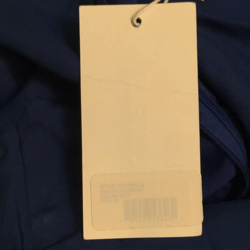 Likely Brooklyn Midi Dress Blue Stretch V Neck Sleeveless Slit Party 00 New - Image 12