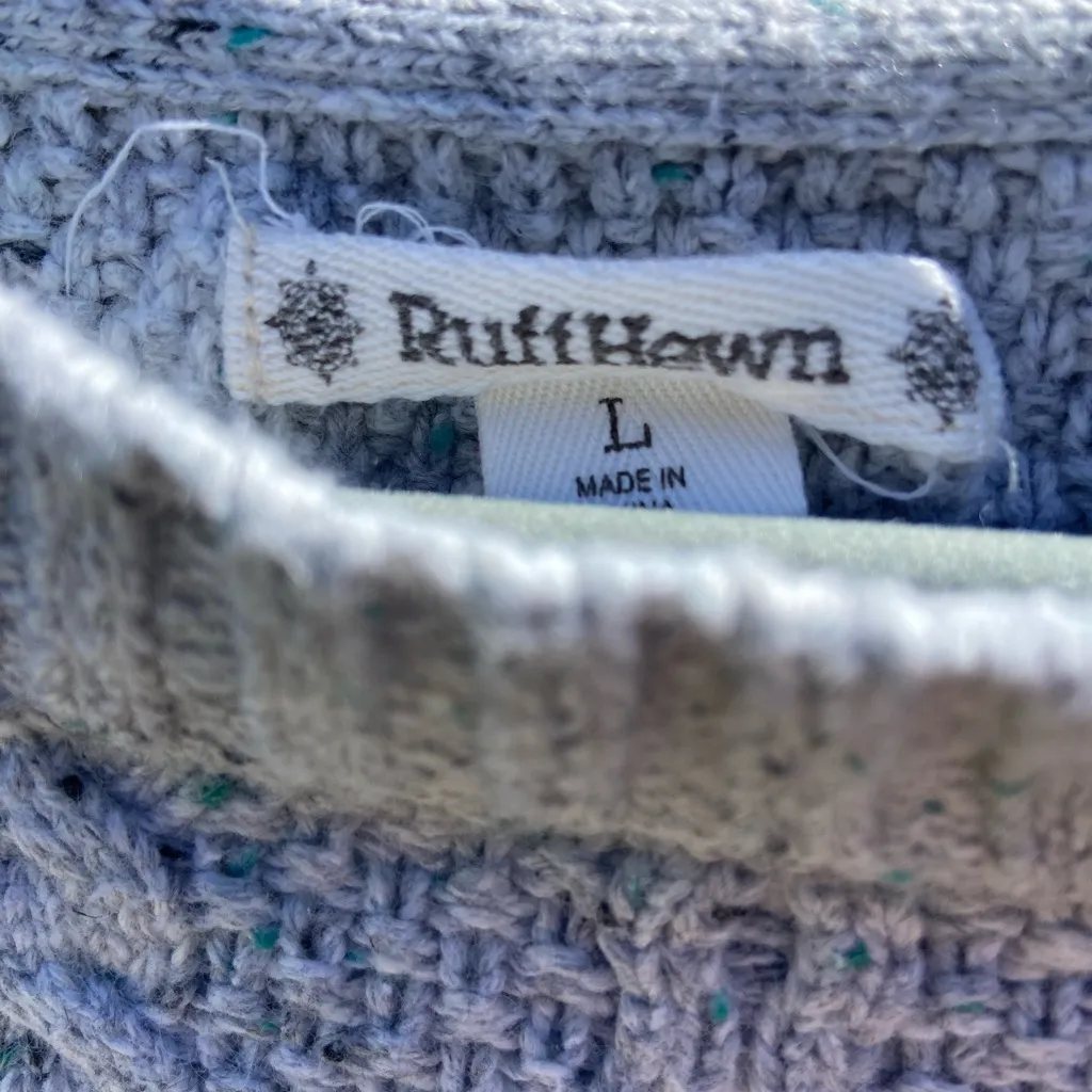 Ruff Hewn Speckled Gray Knit Sweater - Image 3