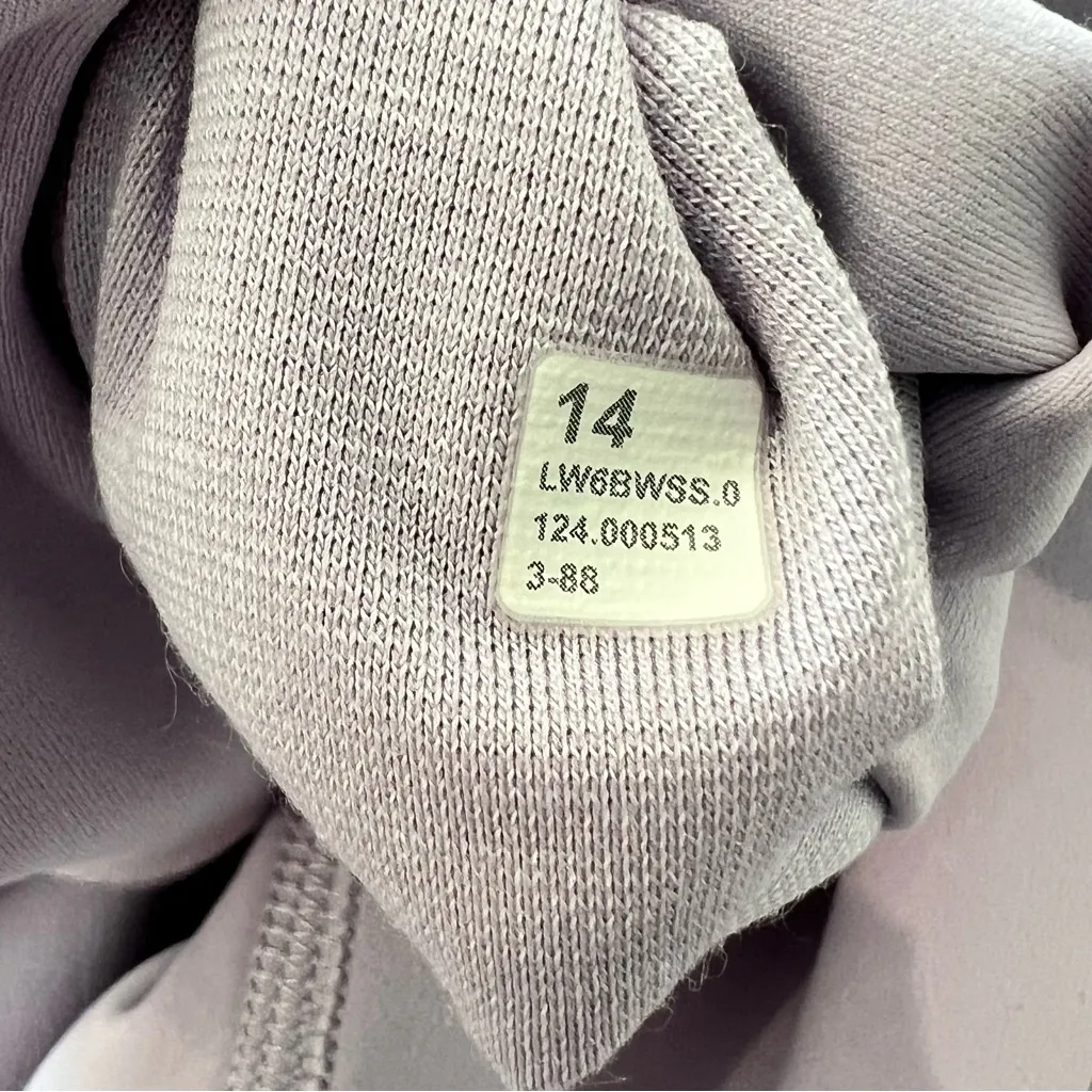 Lululemon Align High Rise Crop 23" Lavender Pastel Lilac Size 14 Cropped W6BWSS - Image 6