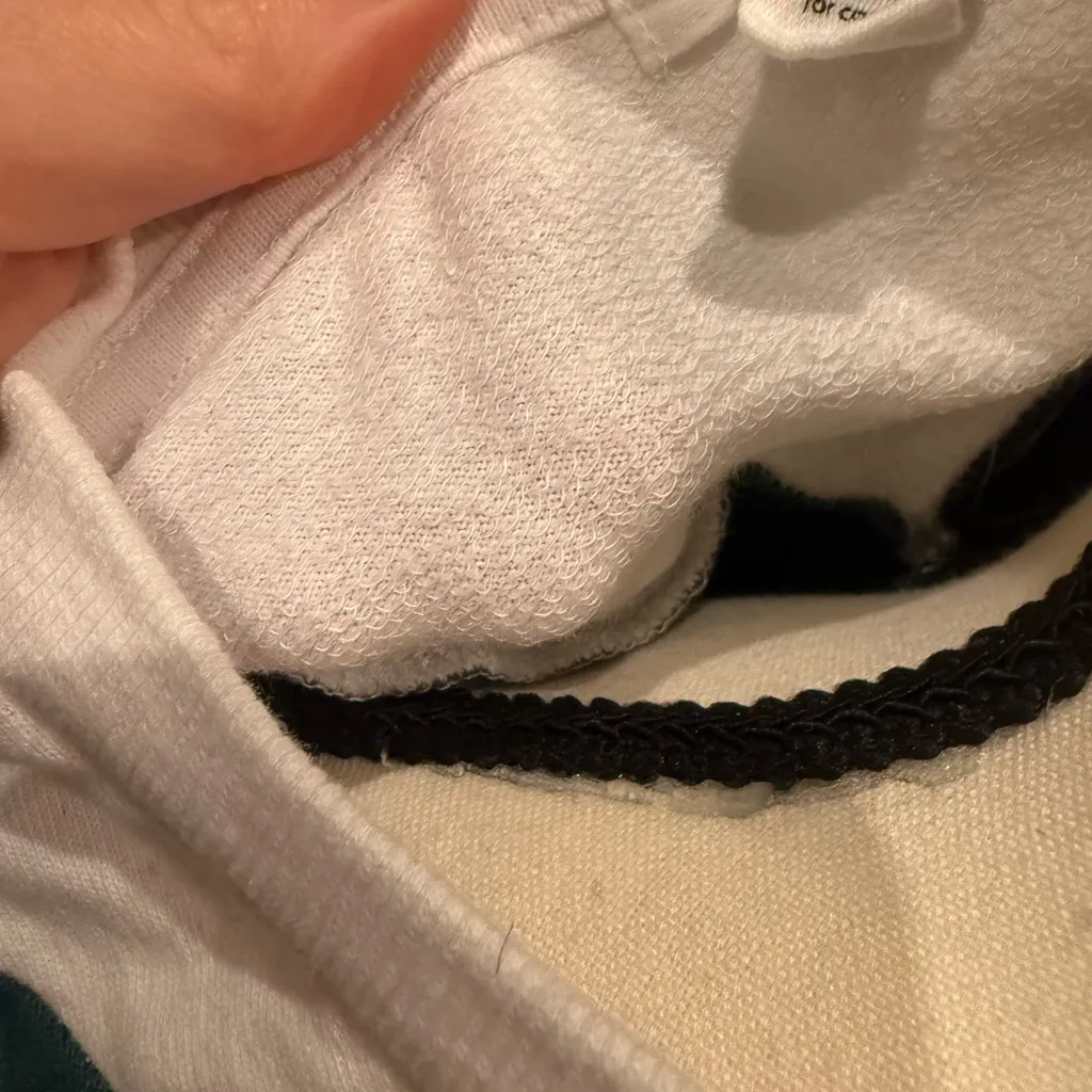 Full Tilt | gray and green crop sweater - Image 2