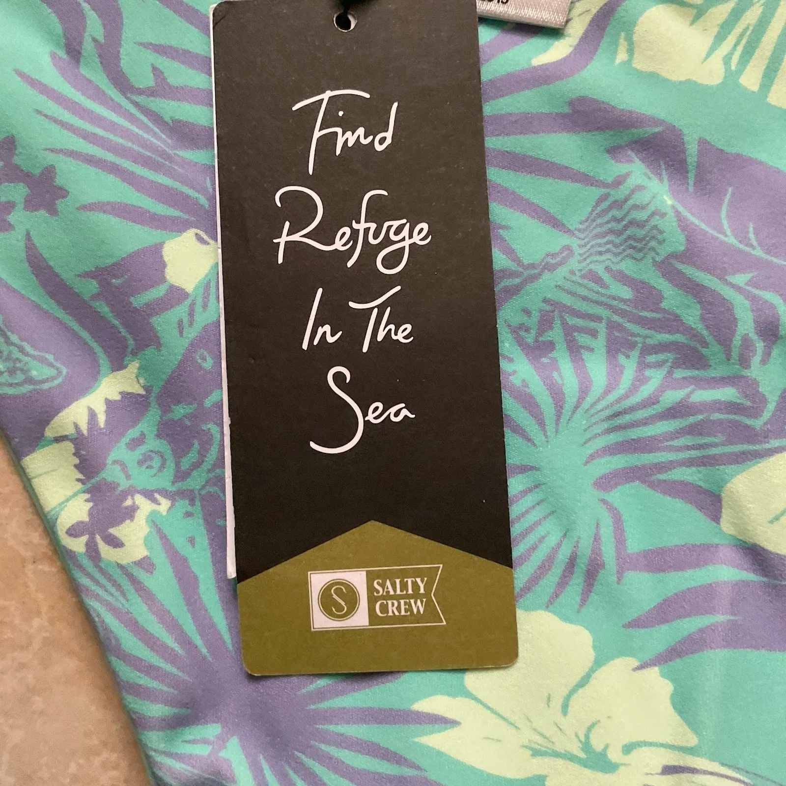 Brand New Salty Crew Womens Tandem Reversible Bottom Sea Green Size XL - Image 6