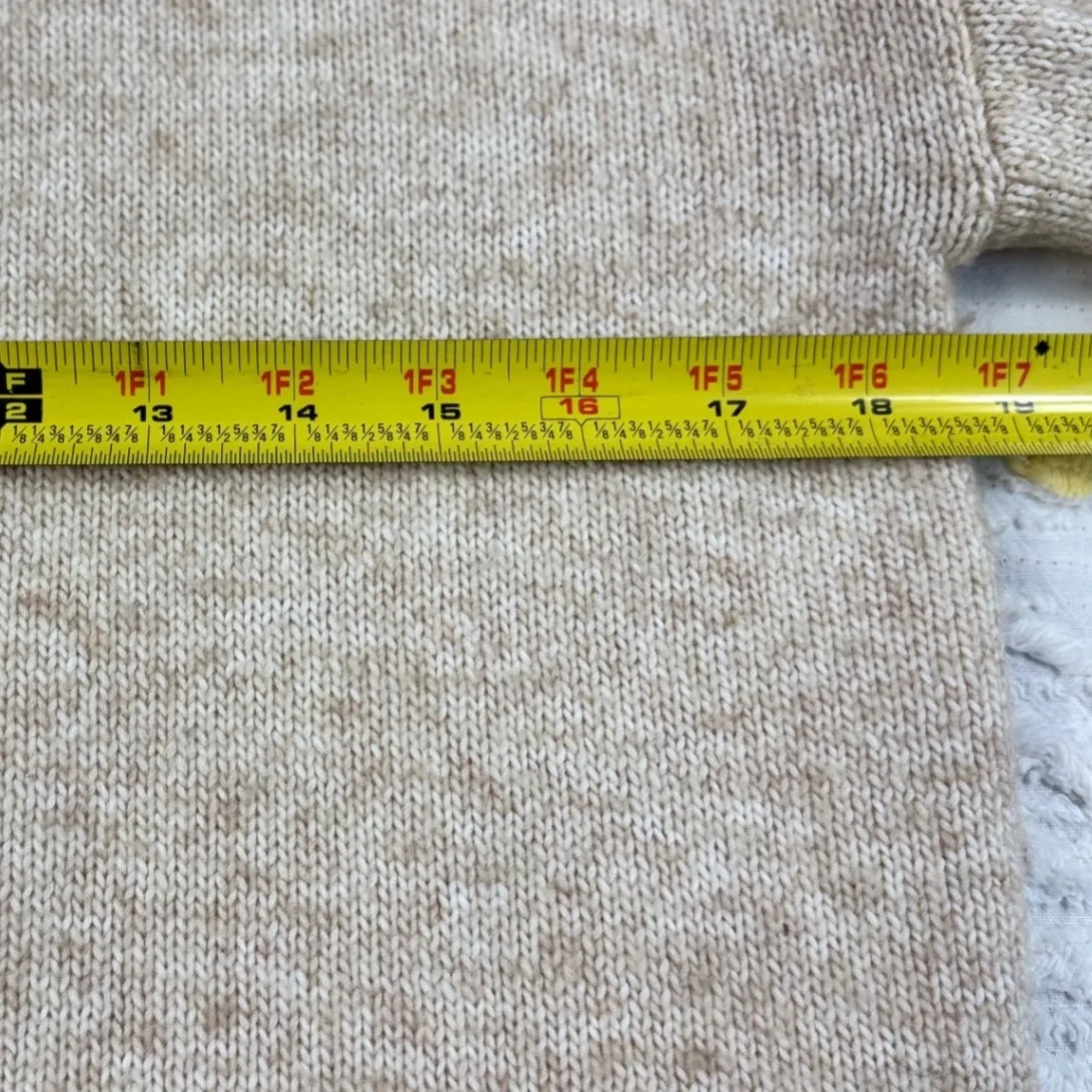 Gypsy Cloud Turtleneck Sweater Womens S Beige Tan Long Sleeve Knit Pullover - Image 5