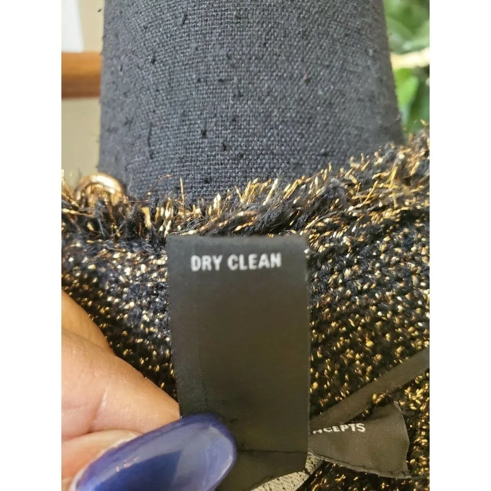 NWT "INC" Sweater Jacket  One Hook  Size Small - Image 11