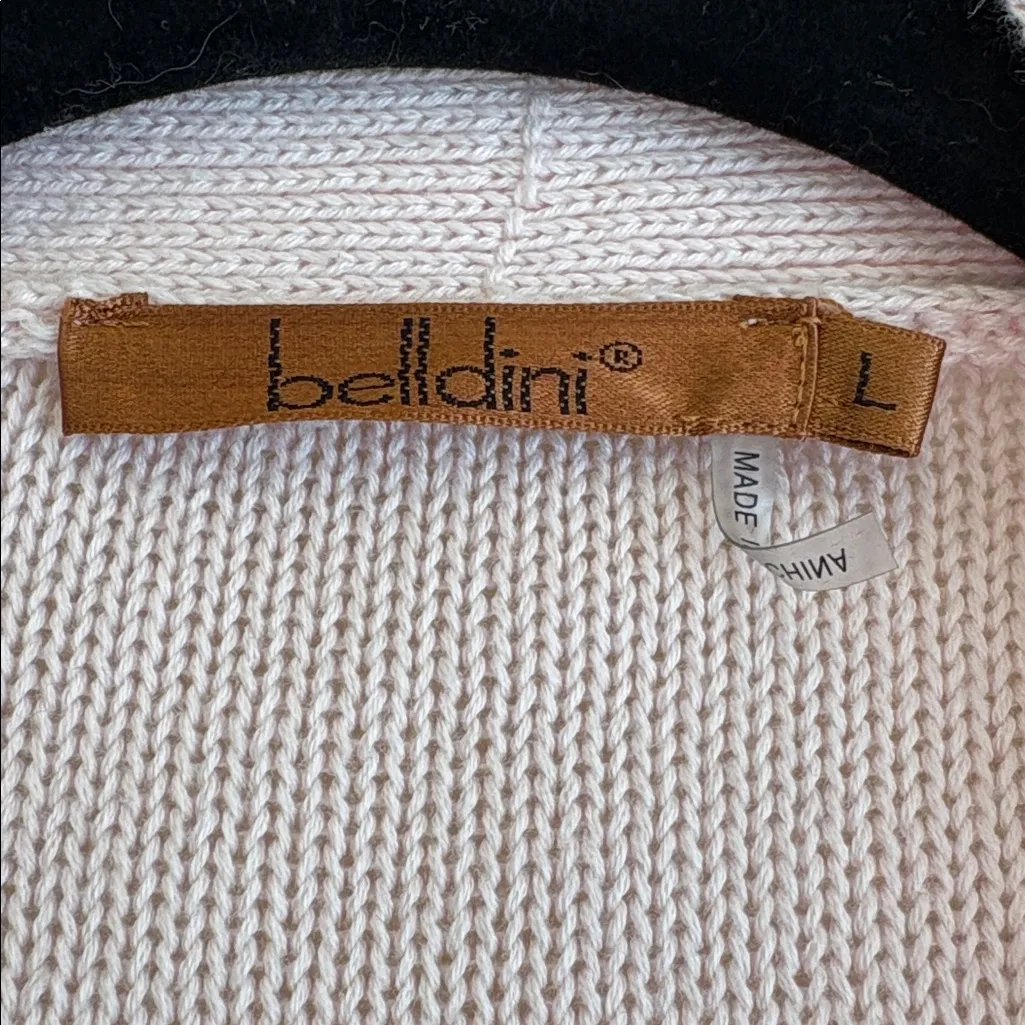 Belldini | Light Pink Knit Sweater Cardigan Size Large - Image 2