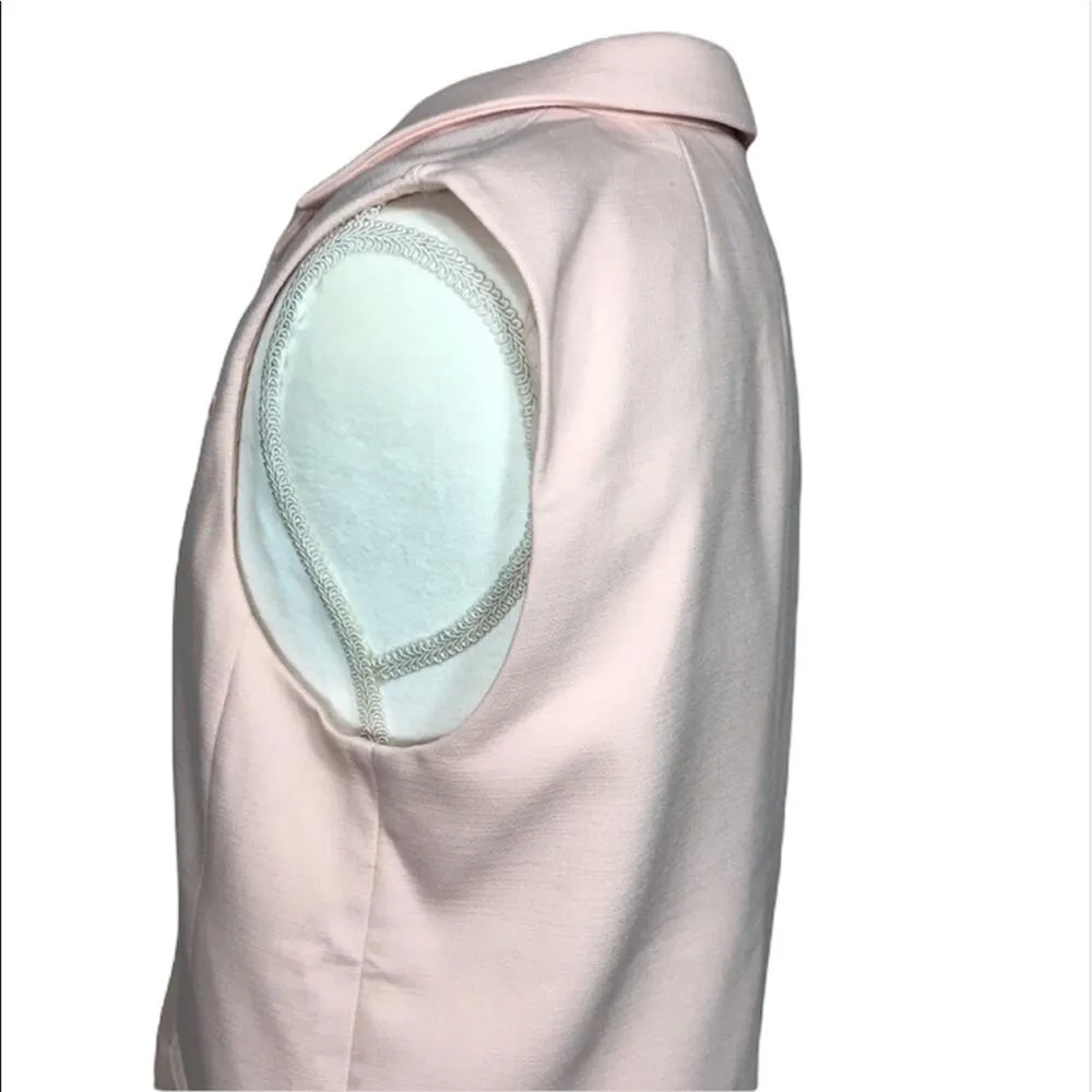 Banana Republic double breasted light pink vest - Image 5