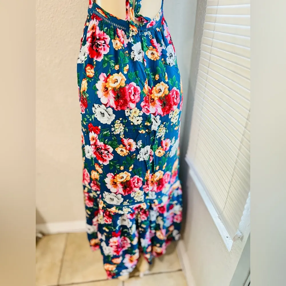 Altar'd State Henleigh Floral Maxi Dress Size N Boho Cottagecore Vacation Summer - Image 4