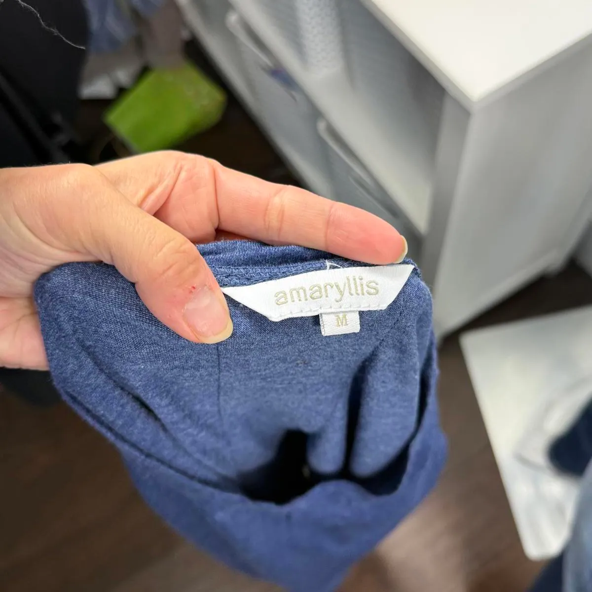 Cute Amaryllis Top Size M Blue Size M - Image 6
