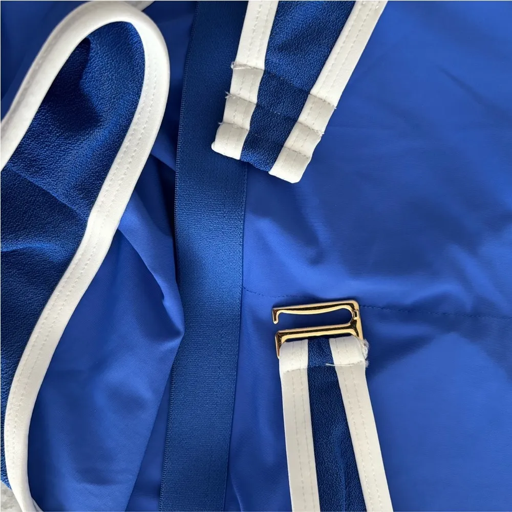 Beach Riot Daphne One Piece Riviera Azure Tidal Crepe Size M - Image 6