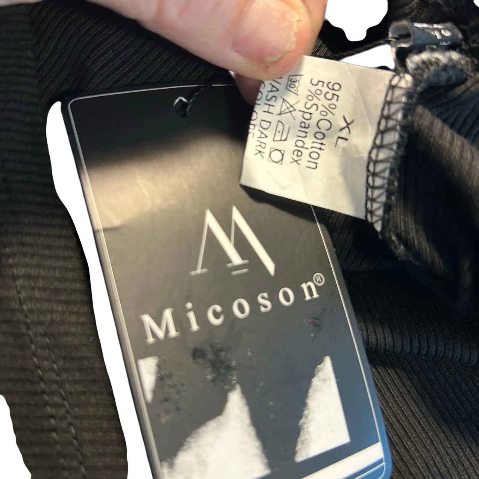 Micoson Womens XL Crop Top Sweetheart Neck Cap Sleeve Pointy Hem Feminine Boho Black - Image 6