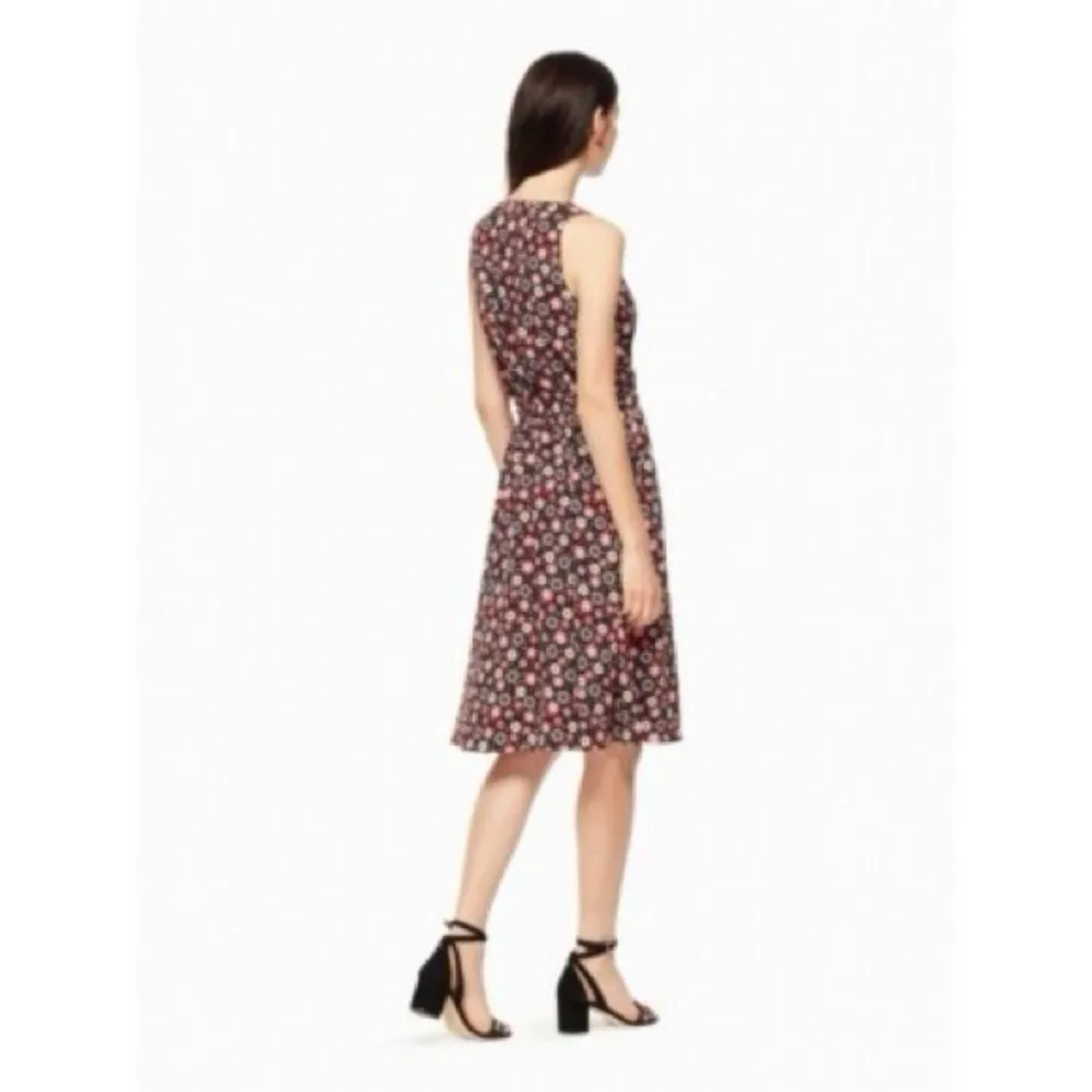 Kate Spade Midi Casa Flora Dress Floral Size Medium - Image 3