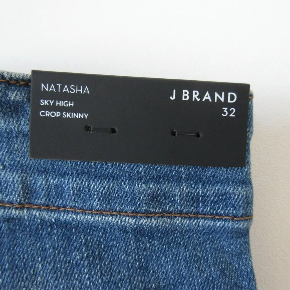 NWT J Brand Natasha in Lovesick Sky High Crop Skinny Buttonfly Stretch Jeans 32 - Image 6