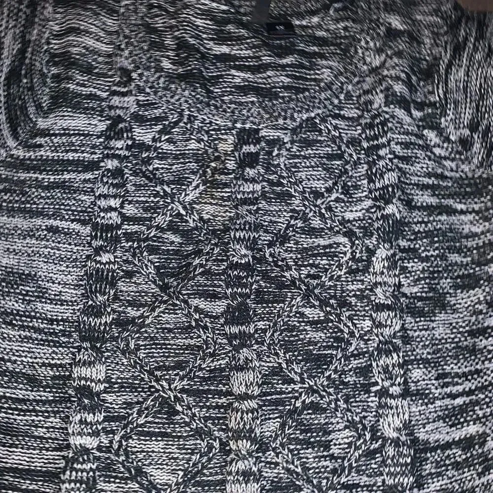 Cable knit sweater mini dress - Image 2