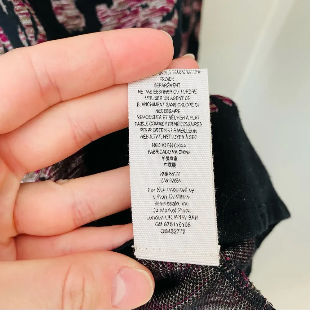 Free People Modern Love Mini Dress Black Sz XS - Image 8