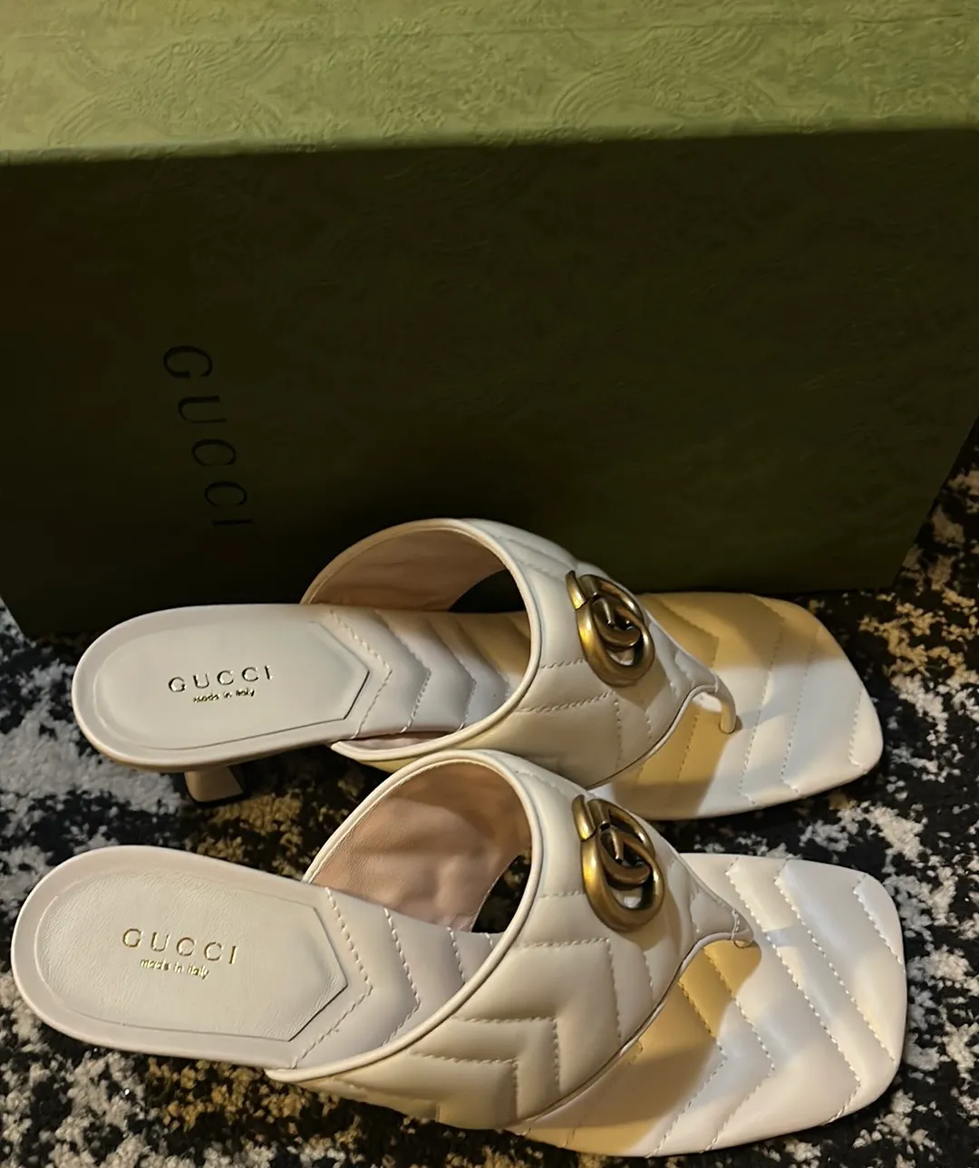 Double G Thong Sandal Mules - Image 4