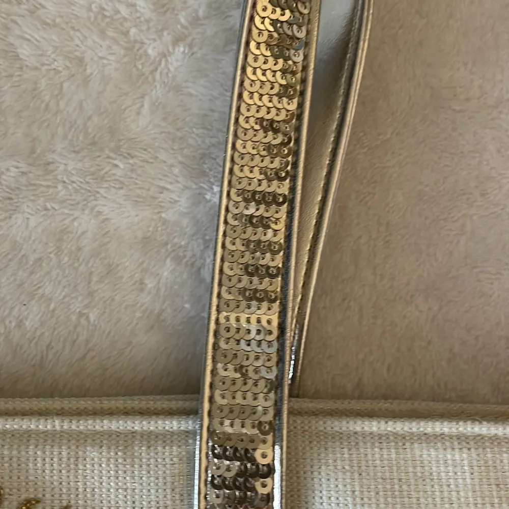 Victoria’s Secret’s Ivory gold Sequence Tote Bag - Image 11