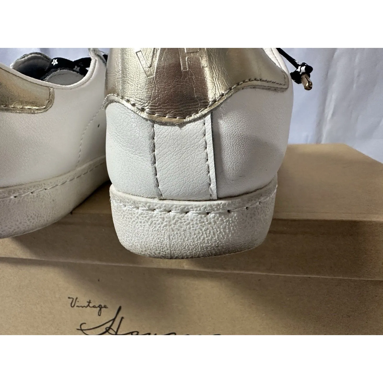 Vintage Havana Bianca Sneakers Black White Star Low Top Womens Sz 6M - Image 10