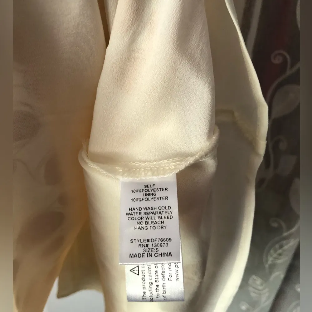 INA polka dot  ruffles trim mini dress, size small - Image 9