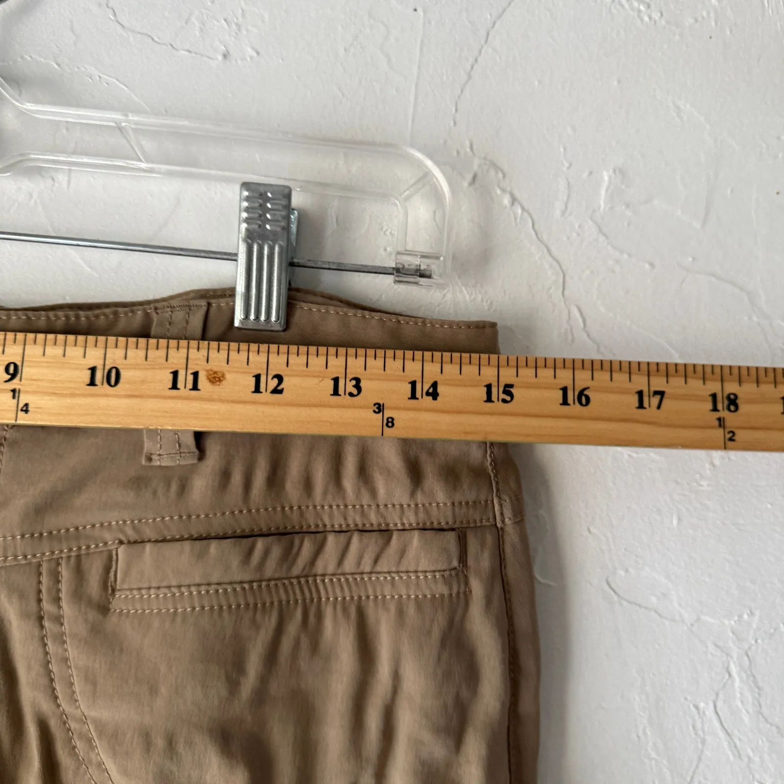 Athleta Brown Khaki Active Skort‎ with Inner Shorts Size 4 Hiking Outdoor - Image 7