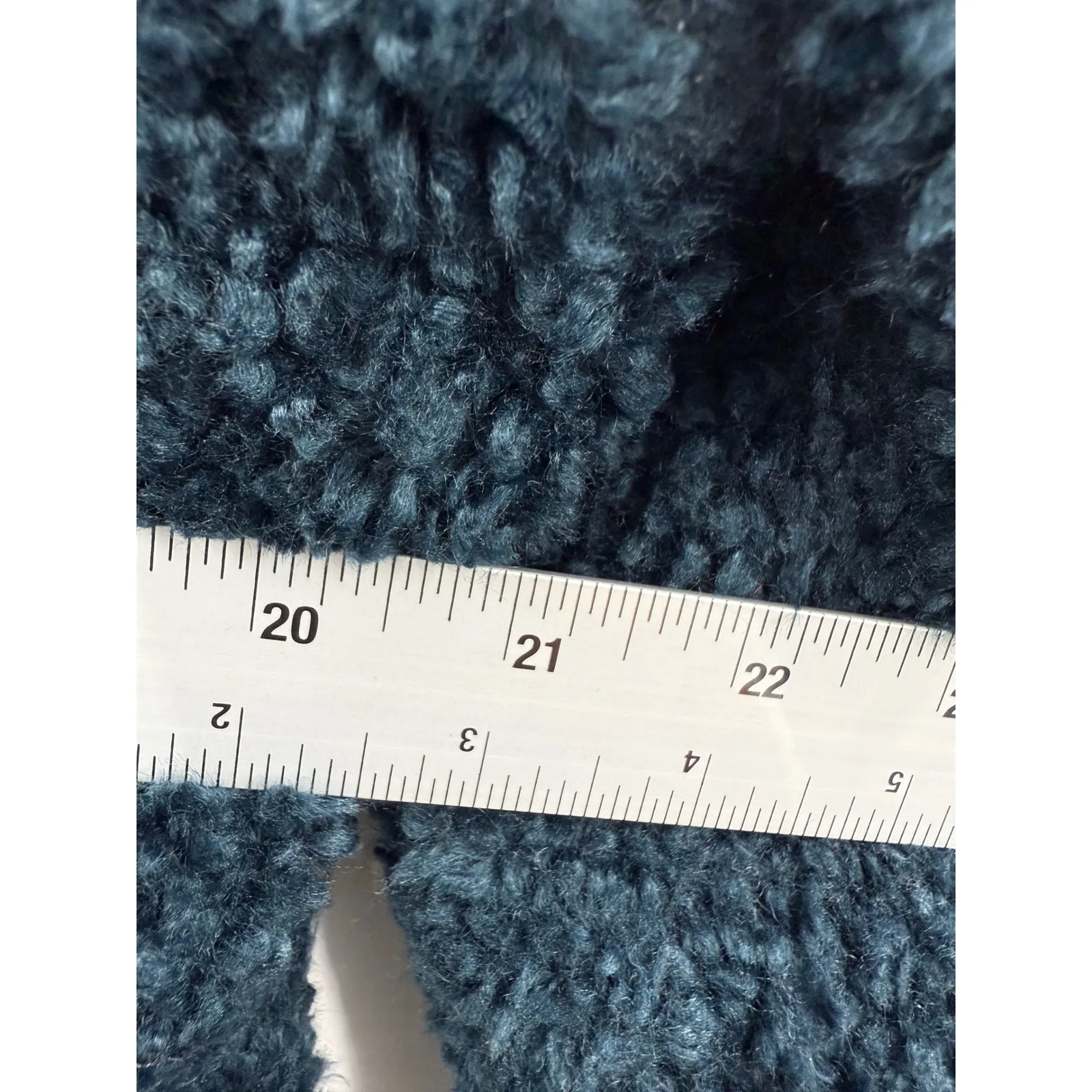 Pendleton Wool Teal Sherpa Fleece‎ Zip Up Jacket Pullover Plaid Pocket Sz Medium - Image 10