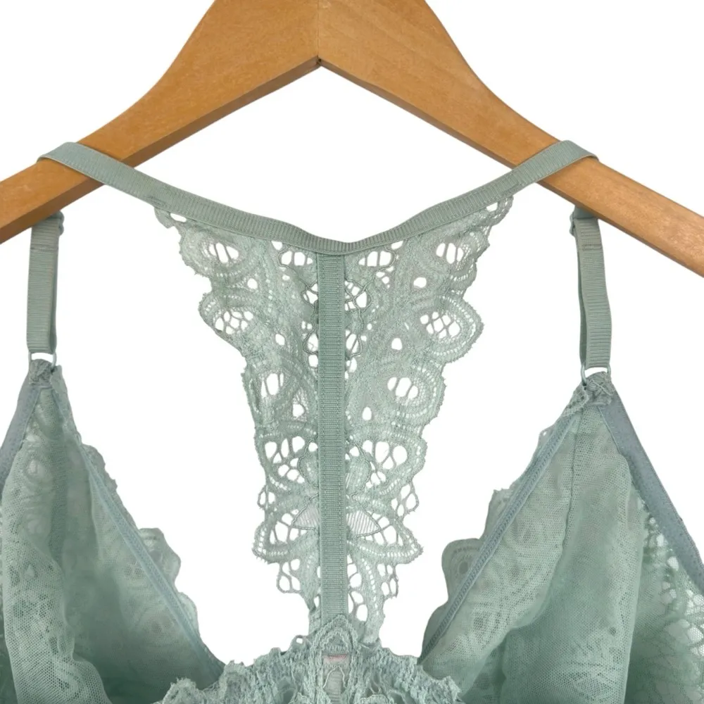 ThirdLove Boho Lace Unpadded Bralette Bra Front Closure Racerback Women's XLarge - Image 10