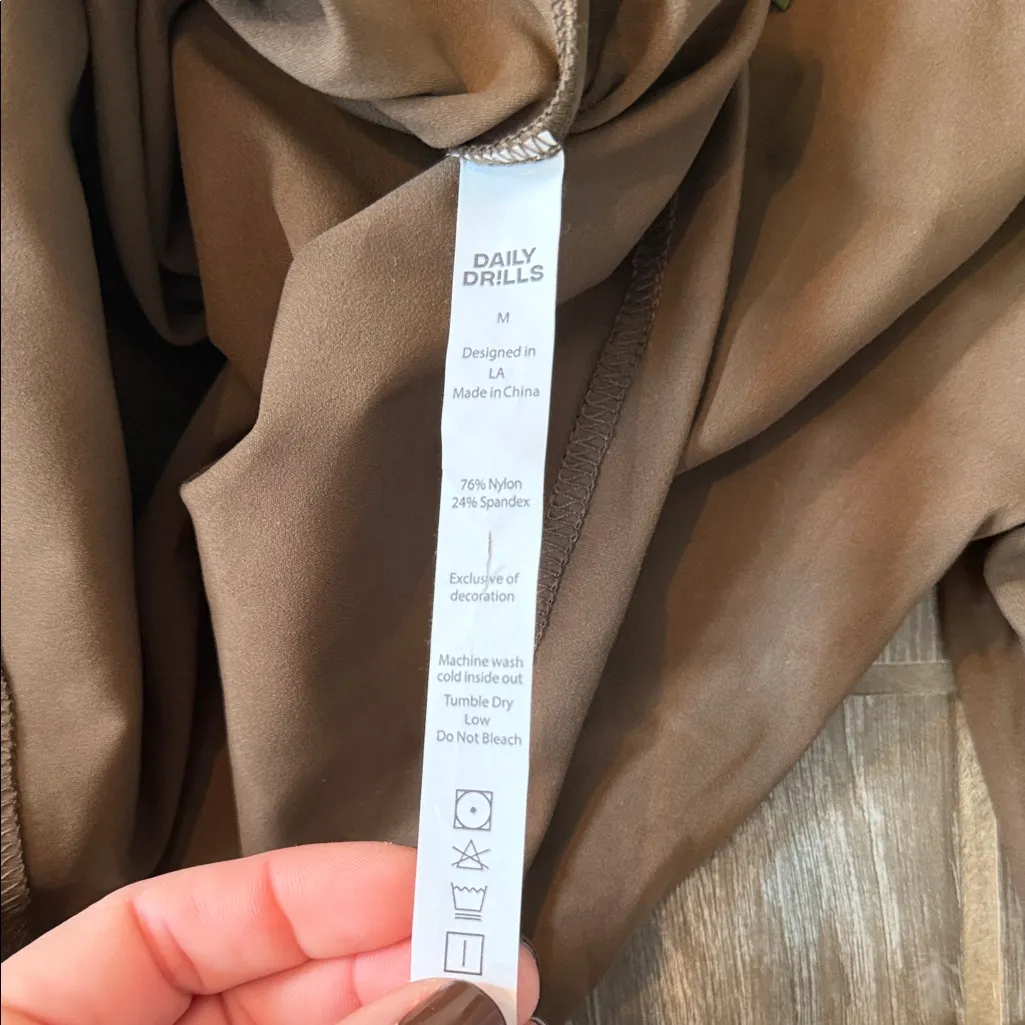 Daily Drills Chocolate Long Sleeve Top - Image 3