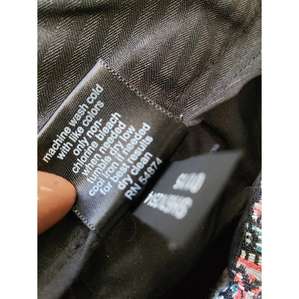 The Limited Tribal Print Women's Size OR Multicolor Cotton Blend Shorts - Image 2