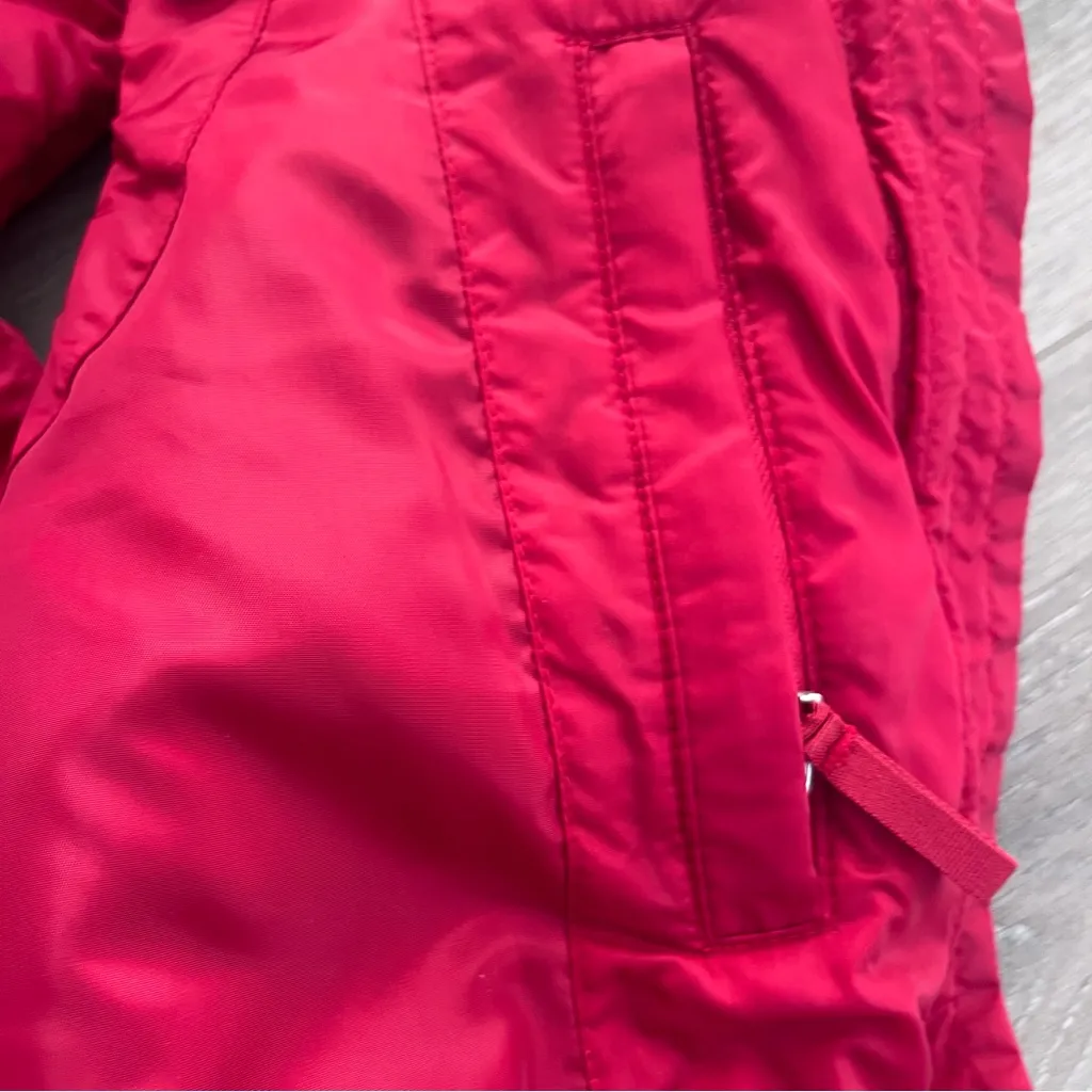 Gap  Vibrant Red Down Filled Vest Outerwear Small - Image 5