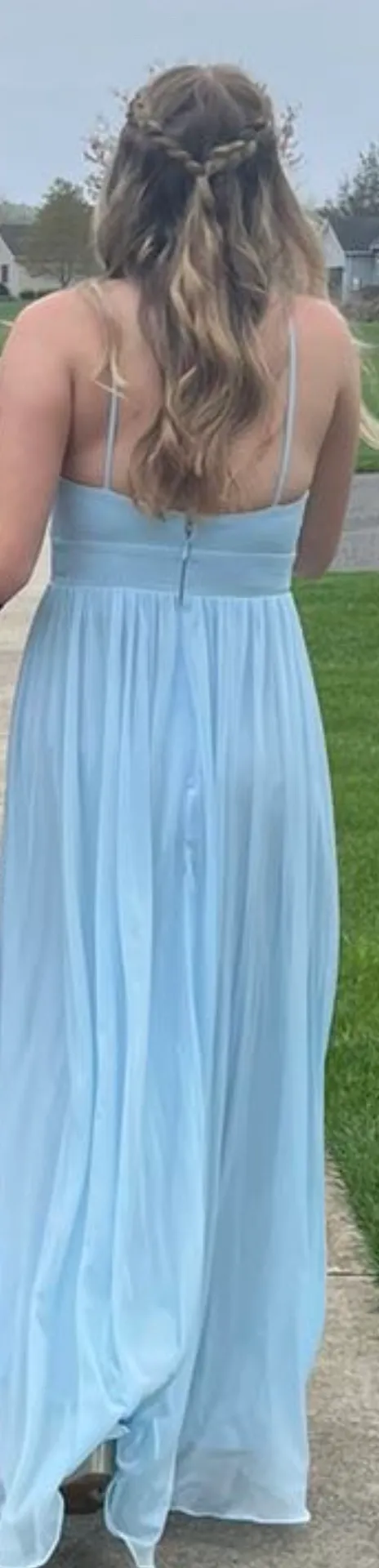 Light Blue prom/bridesmaid dress - Image 2