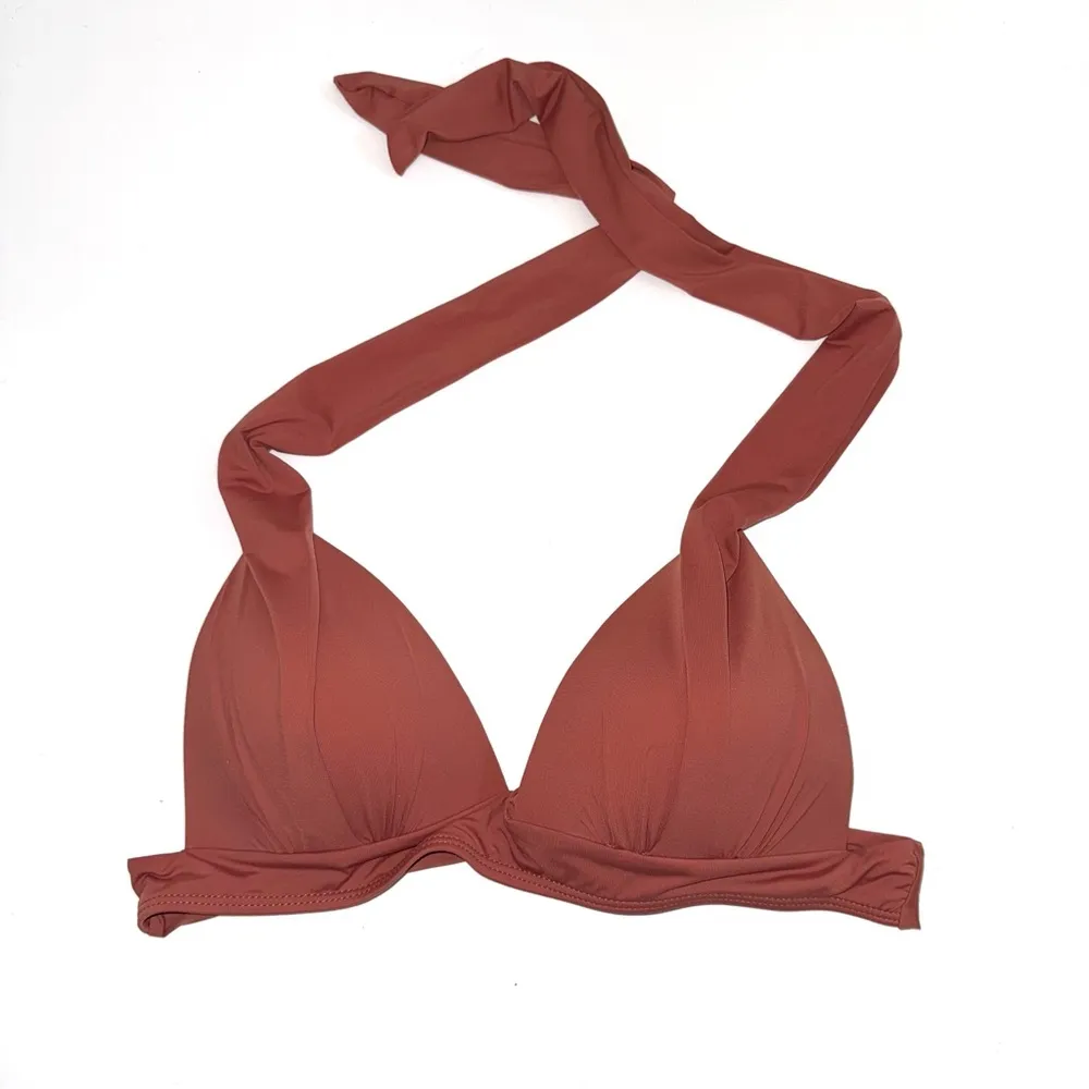 Pink Lily Terracotta Two Piece Bikini Size Large - Image 4