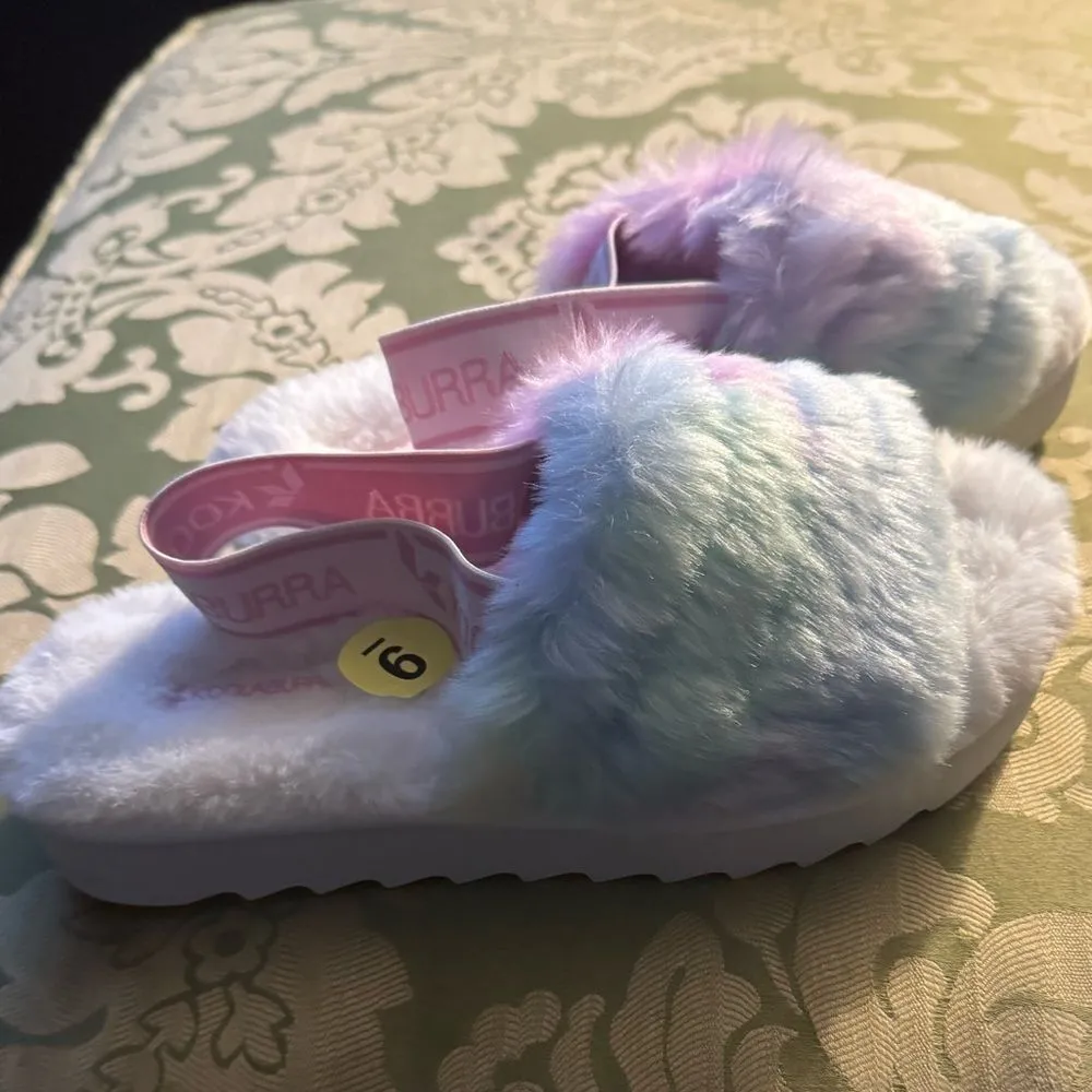 Koolaburra by UGG Unisex - K Fuzz'n Pastel Sandal, Size 9 NWT Cozy Gift Ready - Image 10