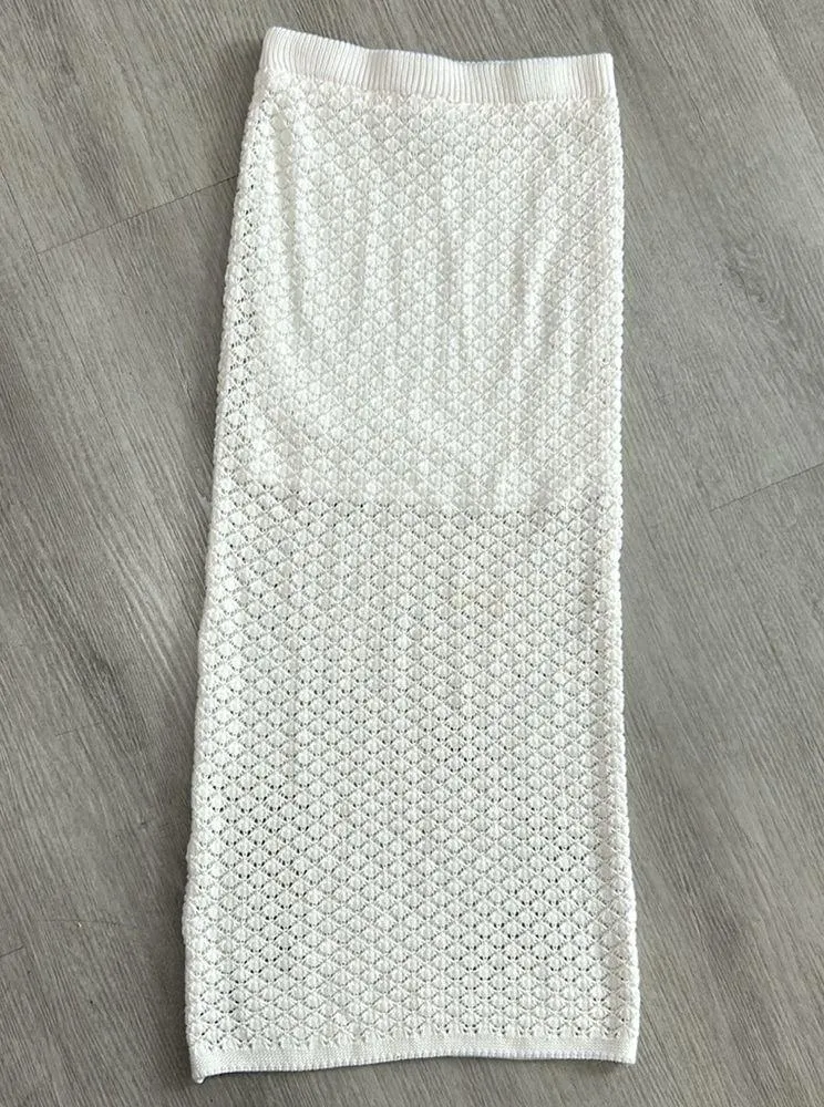 Olive & Oak Crochet Maxi Skirt - Image 2