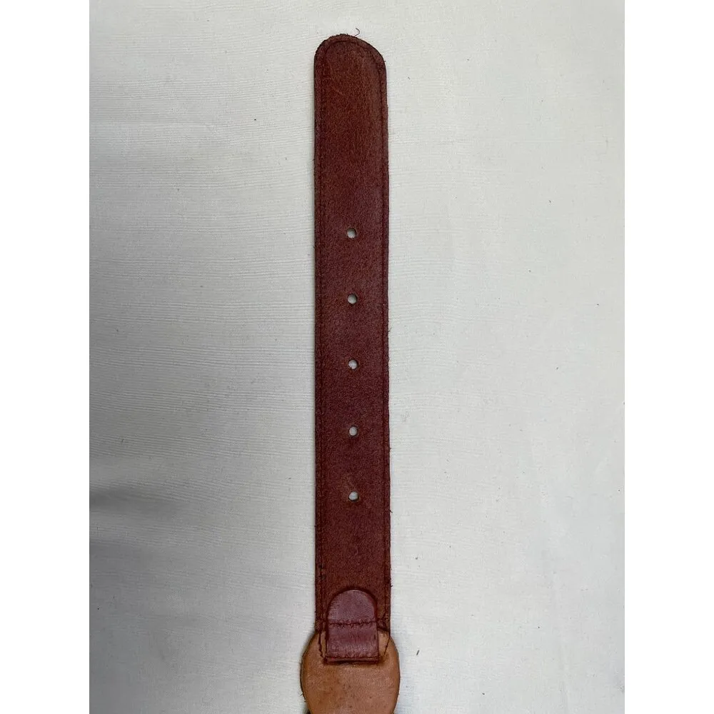 Women's Genuine Linked Leather Multicolor Belt Size Small SKU 5913 - Image 3