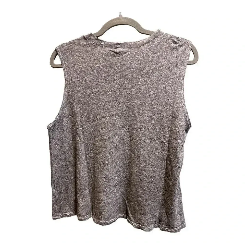 NWT‎ Lanston Grey TShirt W/Twisted Cutout Gray Size L - Image 2