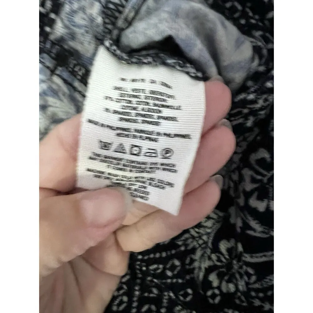 PILCRO AND THE LETTERPRESS Black Funky Corduroy Pants Serif Size 26 Stretchy - Image 7