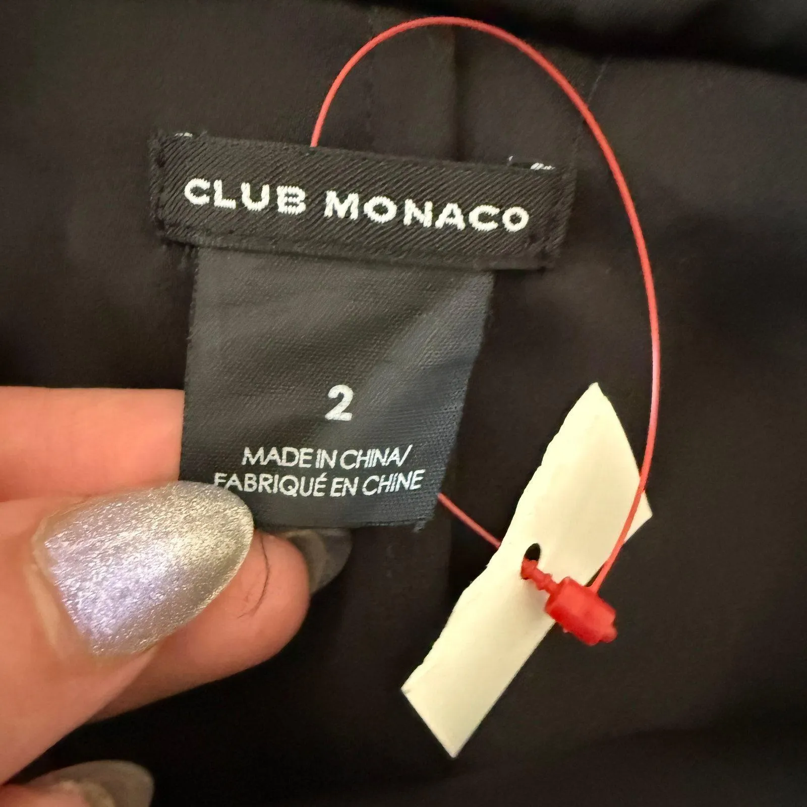 CLUB MONACO Y2K Vintage Black Silk Chiffon Pleated Babydoll Cocktail Dress Sz 2 - Image 6