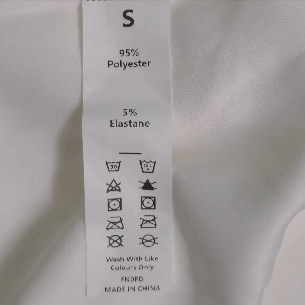 Halara V Neck Sleeveless Side Zipper Pleated Mini Golf Dress White S - Image 9