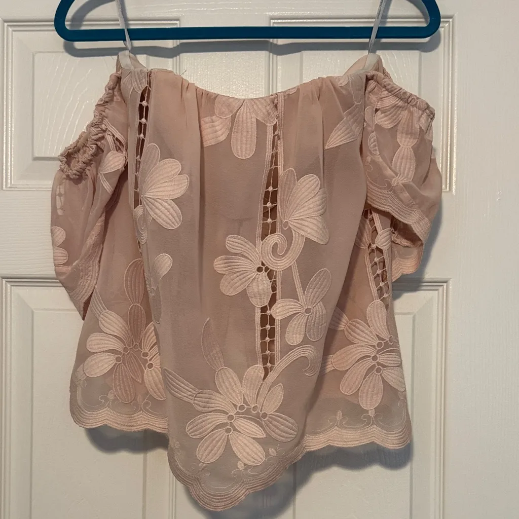 Lovers + Friends Pink Floral Crop Top - Image 6