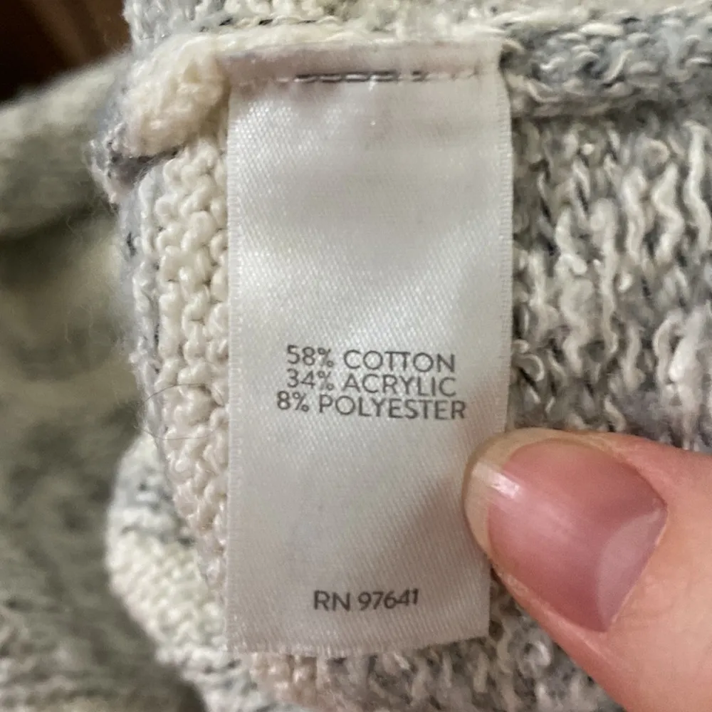 J Jill cotton blend textured fair isle Nordic sweater size S - Image 9