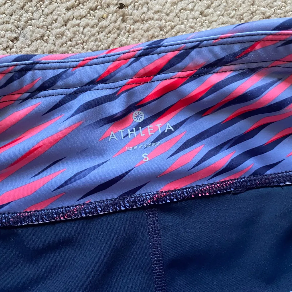 Athleta Electra Sonar 7/8 leggings small - Image 4