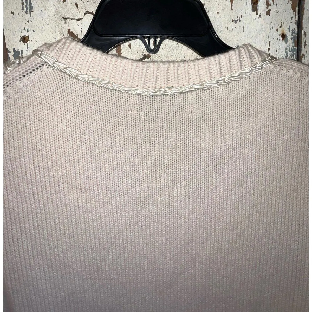 Allude Sweater, wool/cashmere blend, size Medium cream - Image 7