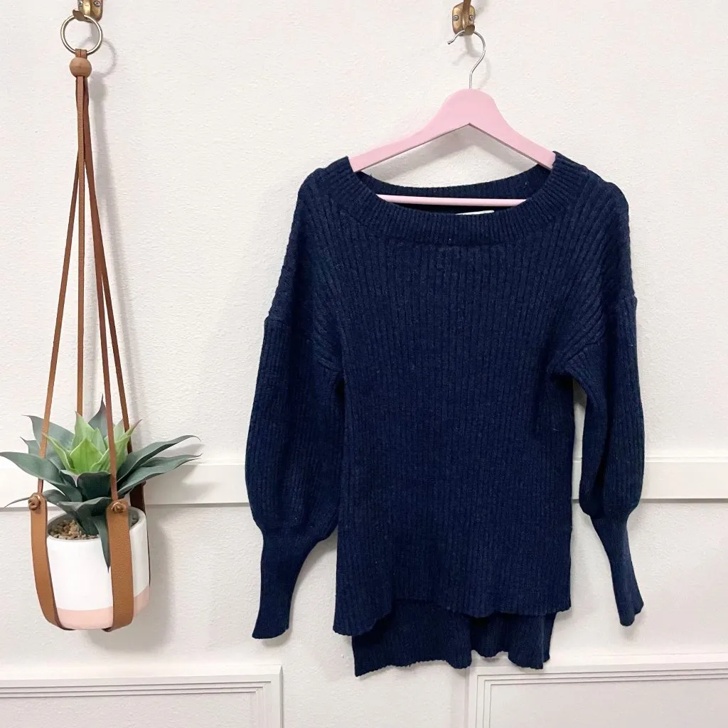 Elliatt Jade Knit Sweater in Blue Size S E2091840K - Image 2