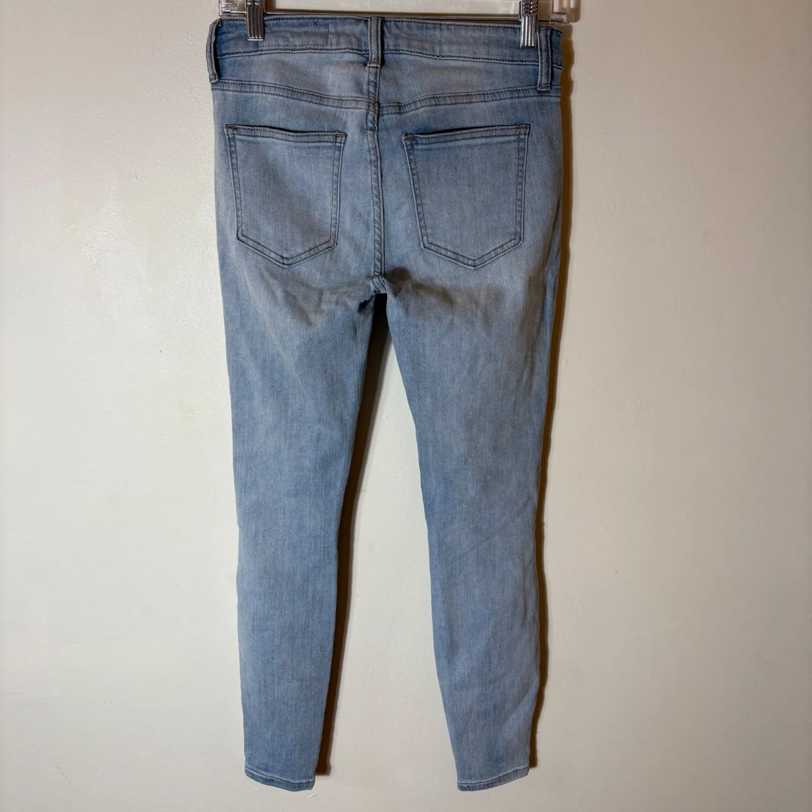 Pistola‎ JFK Distressed Skinny Jeans Light Wash Size 27 - Image 5