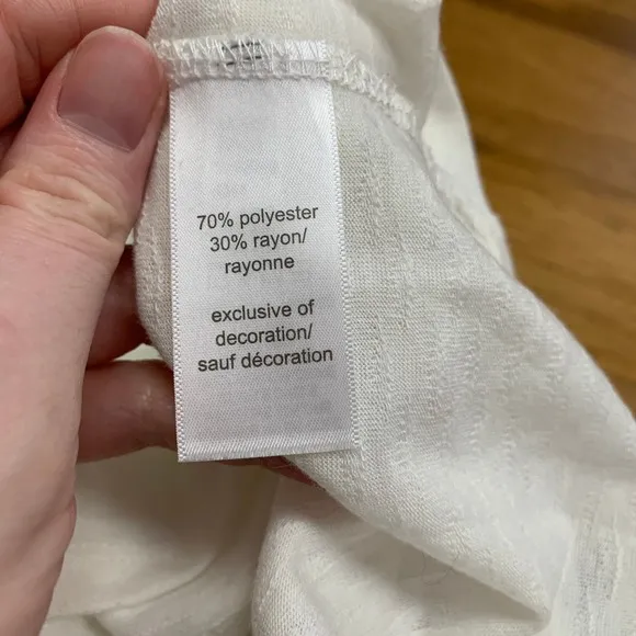 maurices Crochet Trim Blouse Womens Size XL White Long Sleeve Top Boho Casual‎ - Image 7