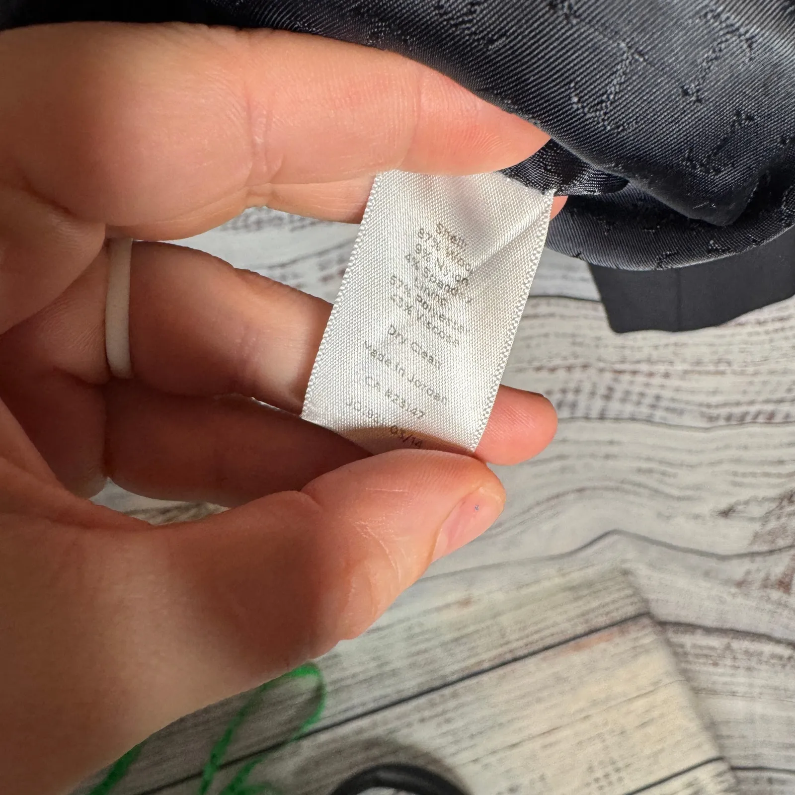 Talbots 20WP Navy Blazer Jacket Wool Blend Career Suit Coat - Image 5