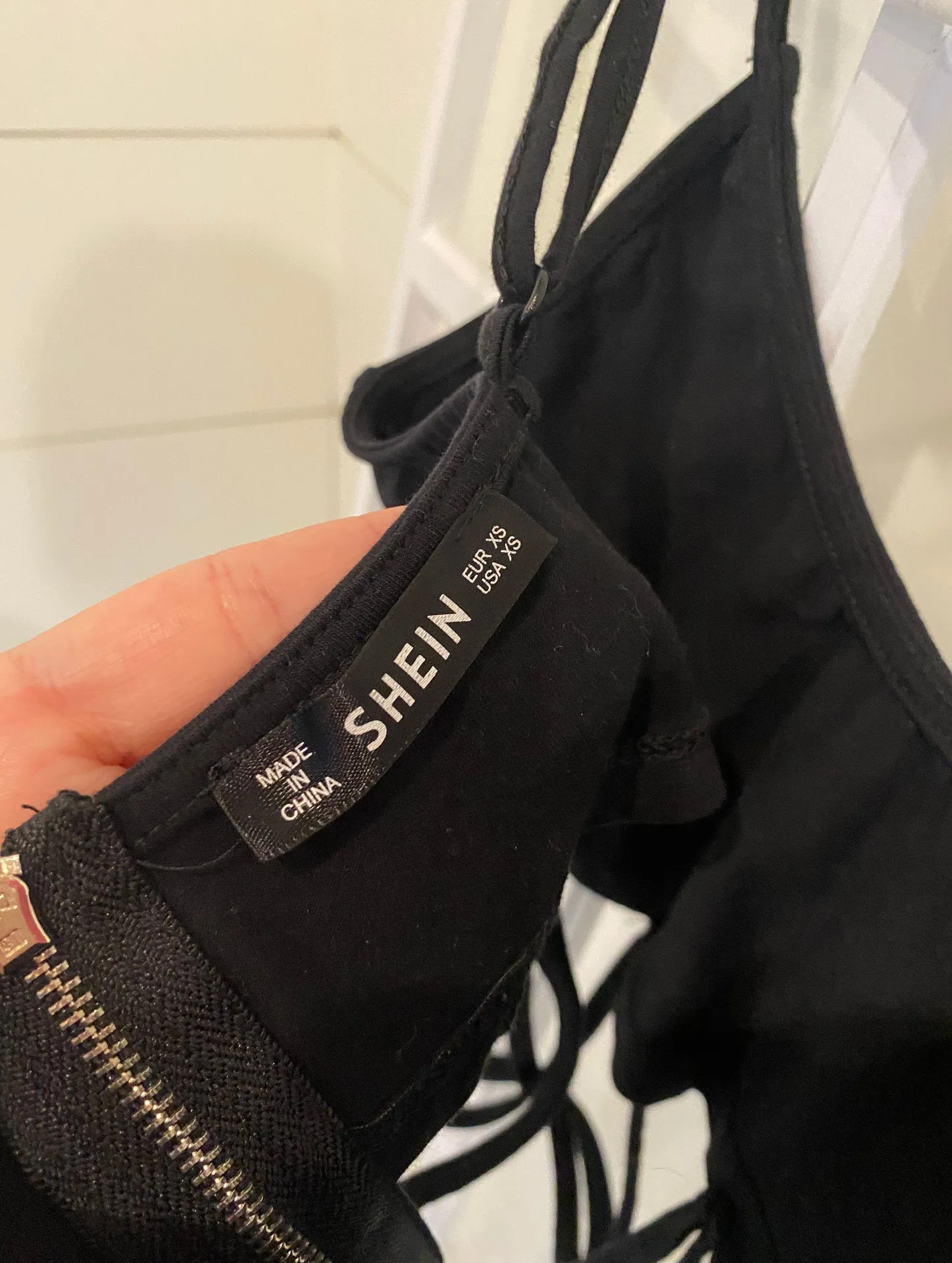 SheIn Black Cropped Tank Top - Image 5